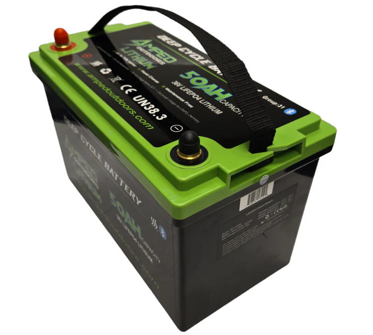 Amped Outdoors 36V 50AH Lithium Battery - Heated