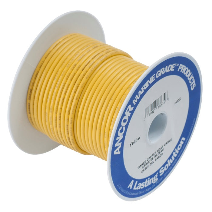 Ancor #8 Yellow 250' Spool Tinned Copper