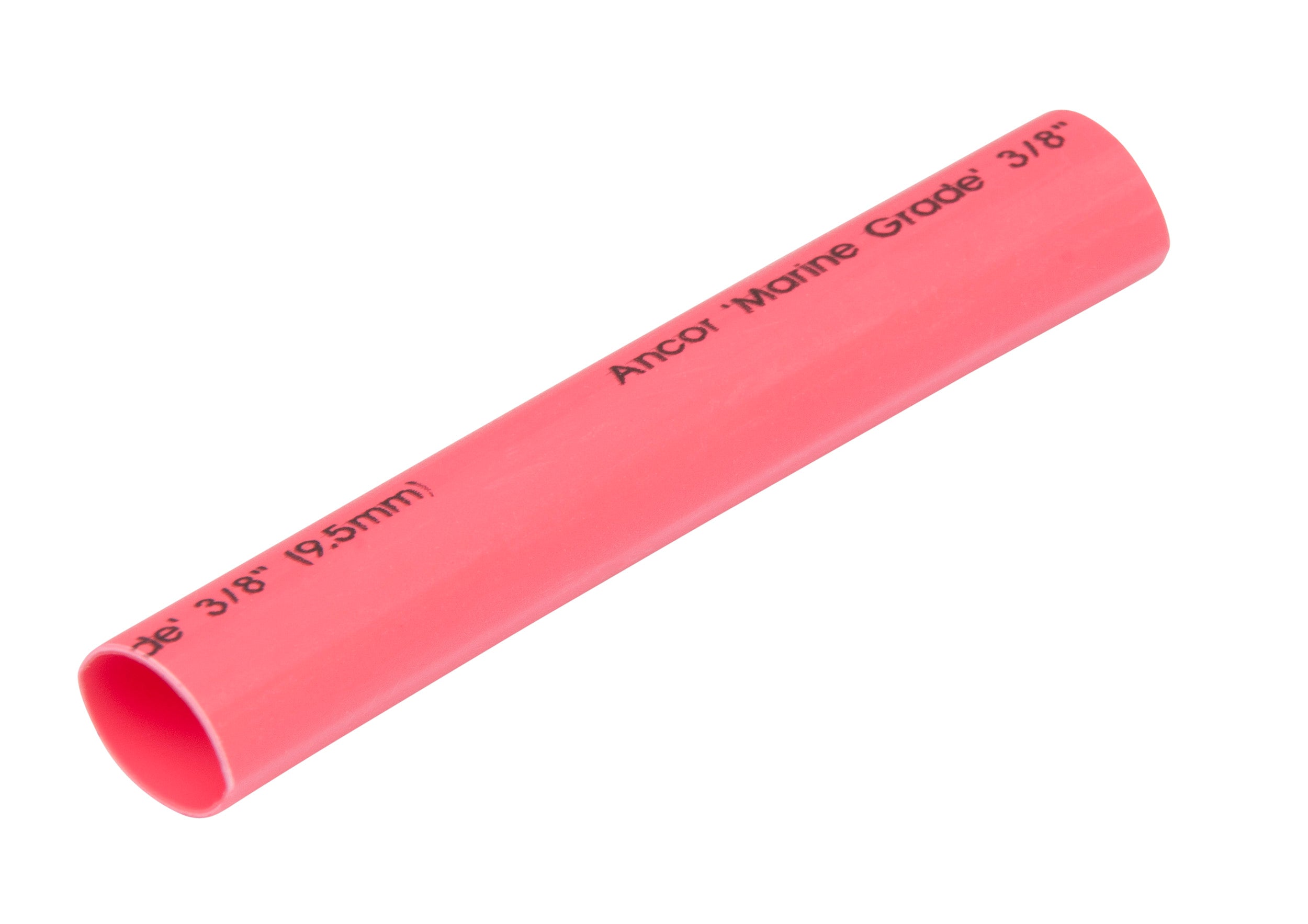 Ancor 3/8"" X 48"" Red Heat Shrink Tubing