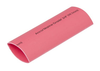 Ancor 3/4"" X 48"" Red Heat Shrink Tubing