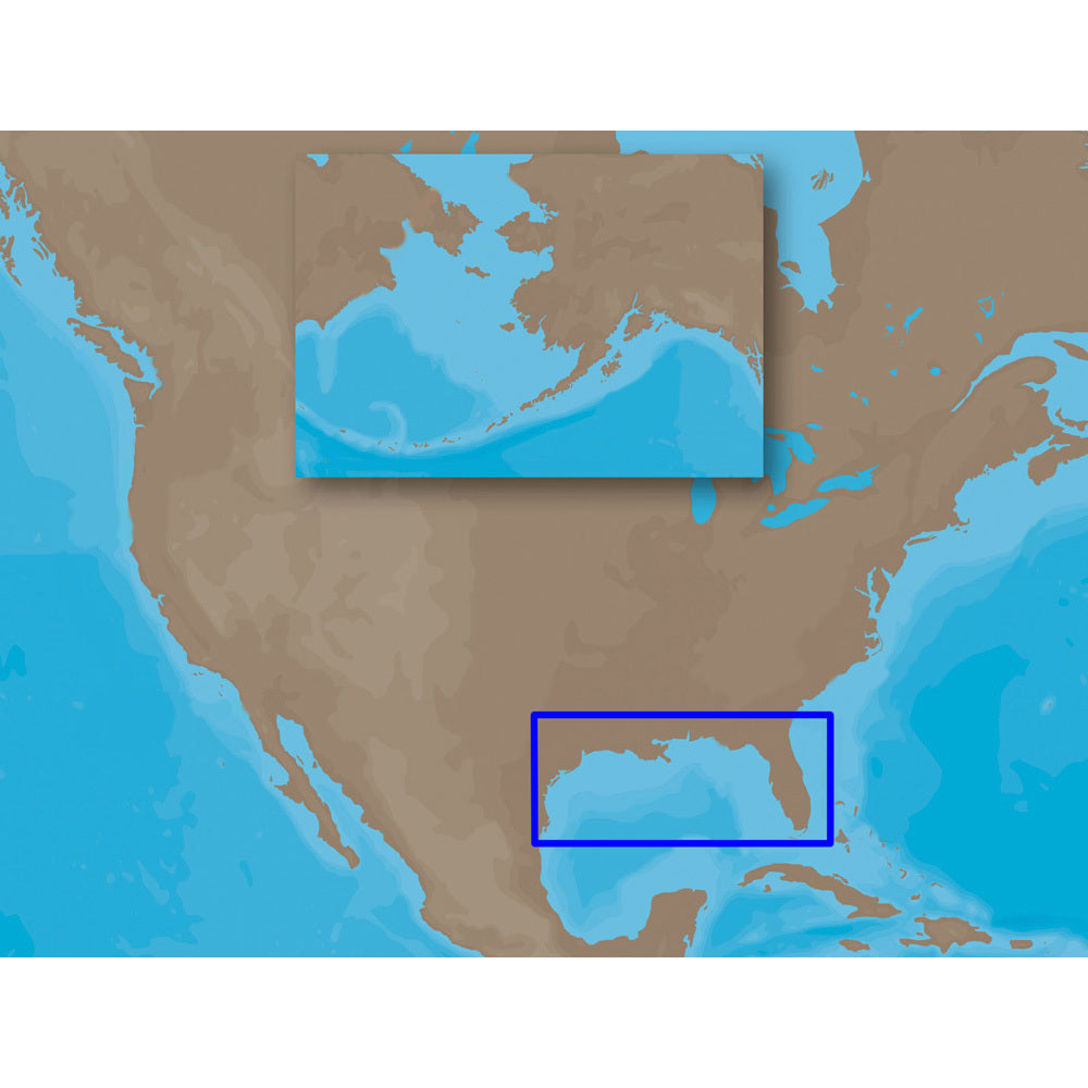 C-map Na-m420 Max Wide Microsd Gulf Of Mexico Bathymetric