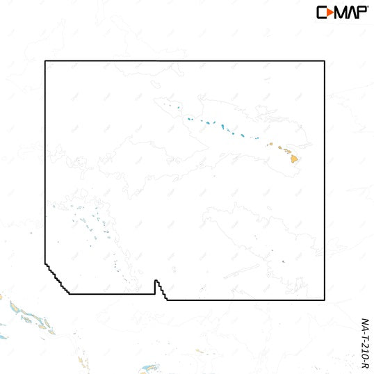 C-map Reveal X Coastal Hawaii, Marshall Islands And French Polynesia Microsd