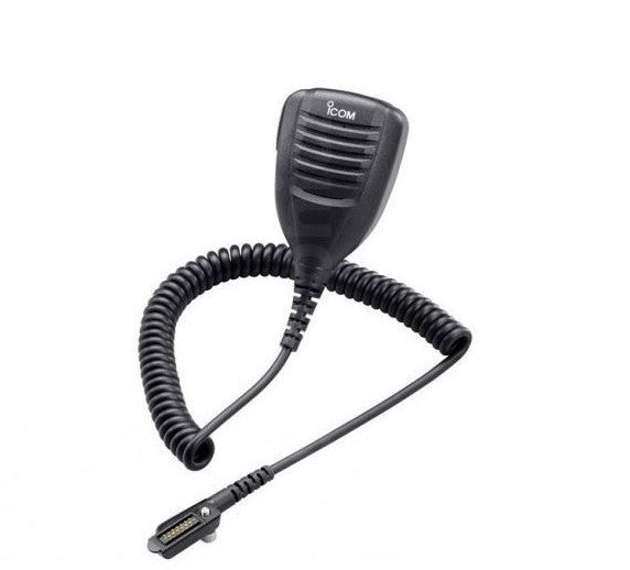 Icom Hm184ul 14-pin Waterproof Speaker Mic, High Volume Intrinsically Safe