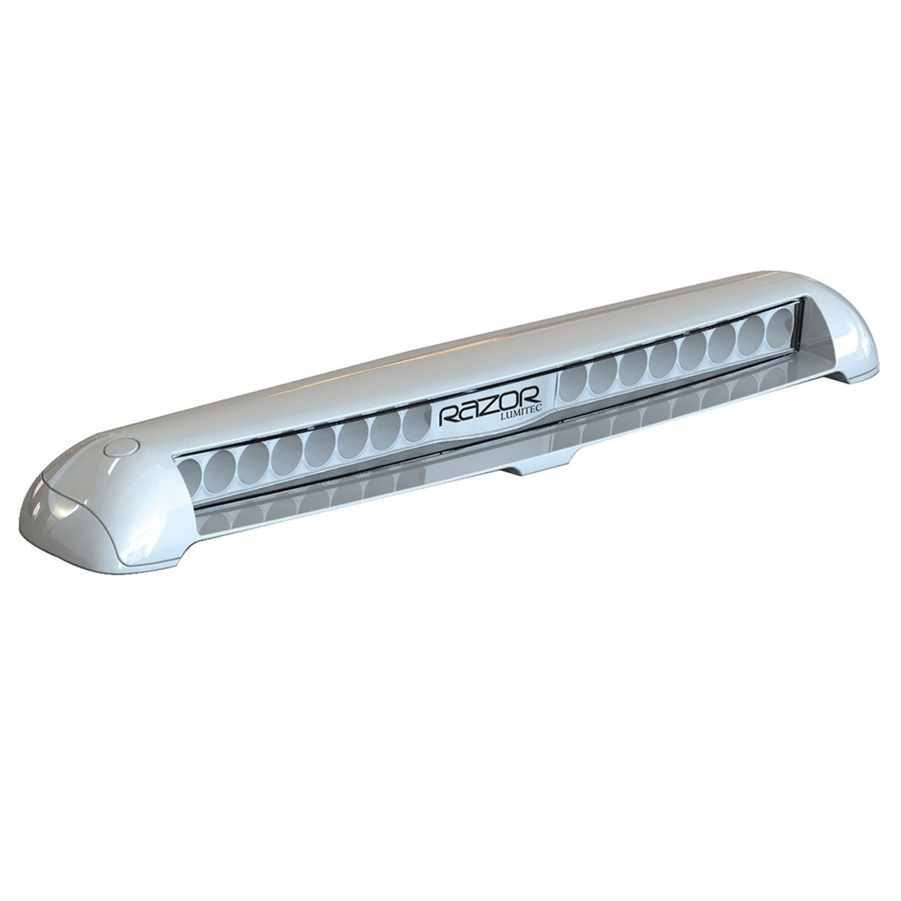 Lumitec Razor Spot Light Bar Flush Mount White Led White Housing 12/24v