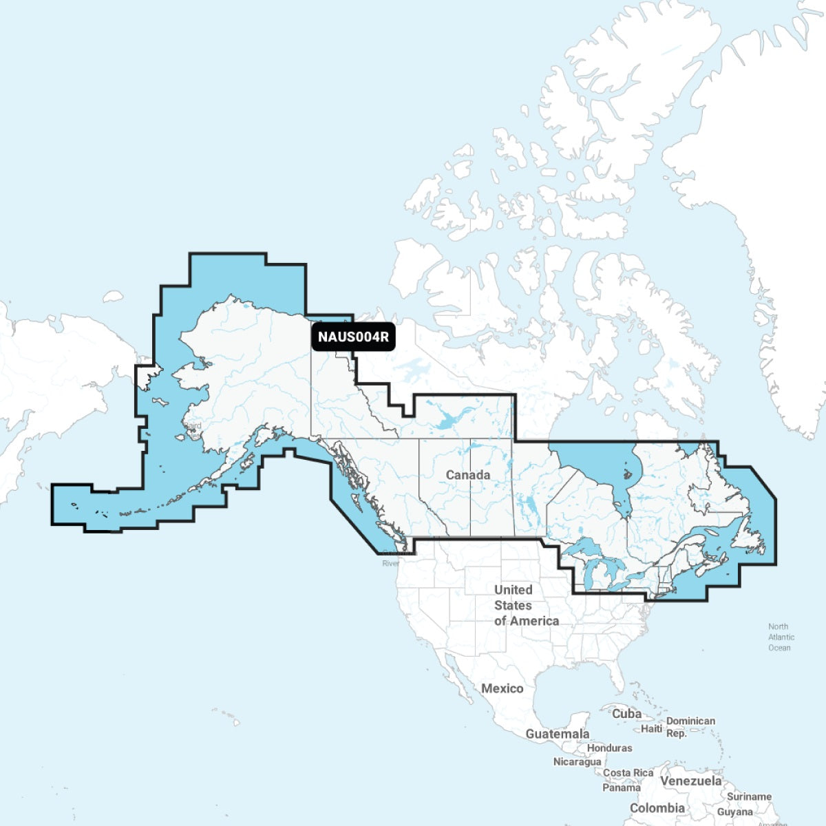 Navionics Plus Naus004r Canada And Alaska Microsd